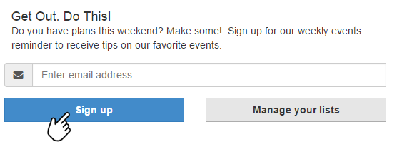 Calendar Email Signup Graphic